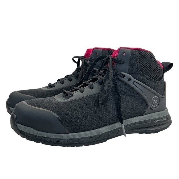 Timberland Pro Women’s Drivetrain Mid Composite Safety Toe ESD Work Boots - Picture 5 of 16